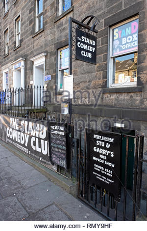 Le Stand Comedy Club, York Place, Édimbourg, Écosse Banque D'Images