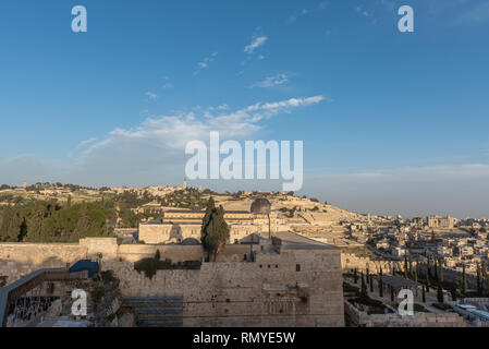 Israël, Jérusalem - 31 janvier 2019 : la mosquée Al-Aqsa Banque D'Images