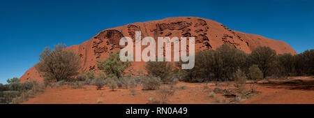 Uluru, dans le Territoire du Nord, Australie Banque D'Images