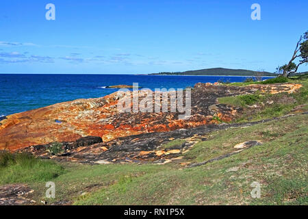 Visiter l'Australie. Les scenic et vues de l'état de New South Wales, dans le pays et continent d'Australie. South West Rocks Banque D'Images