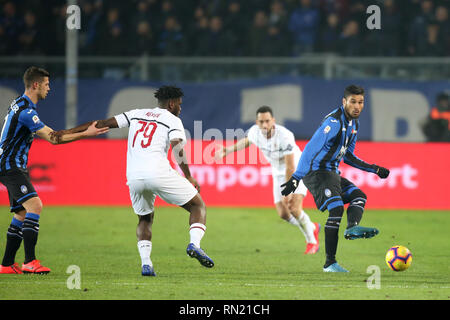 Foto Mauro Locatelli/LaPresse 16 febbraio 2019 Bergame, Italia sport calcio Atalanta vs Milan - Campionato di Calcio Serie A TIM 2018/2019 - stadio Atleti Azzurri D'Italia. Nella photo:Photo Palomino Mauro Locatelli/LaPresse 16 février 2019 Bergame, Italie Sports Football Atalanta vs Milan- championnat de football italien une ligue TIM 2018/2019 - Atleti Azzurri D'Italia stadium. Dans le pic:Palomino Banque D'Images