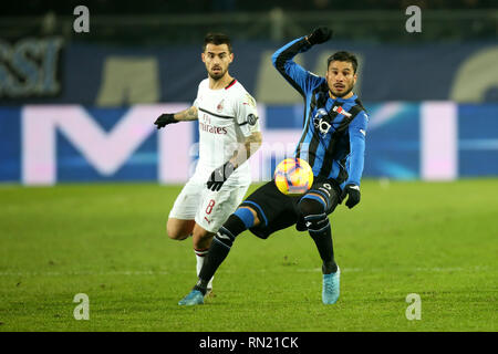 Foto Mauro Locatelli/LaPresse 16 febbraio 2019 Bergame, Italia sport calcio Atalanta vs Milan - Campionato di Calcio Serie A TIM 2018/2019 - stadio Atleti Azzurri D'Italia. Nella photo:Photo Palomino Mauro Locatelli/LaPresse 16 février 2019 Bergame, Italie Sports Football Atalanta vs Milan- championnat de football italien une ligue TIM 2018/2019 - Atleti Azzurri D'Italia stadium. Dans le pic:Palomino Banque D'Images