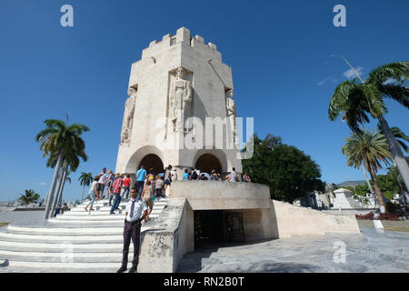 Tombe de Jose Marti, cimetière Santa Ifigenia, Santiago de Cuba, Cuba Banque D'Images