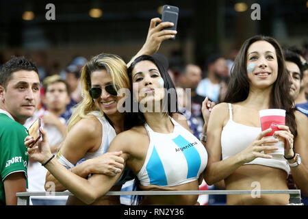 Argentine 2001 fans à la Copa America 2016 joué dans United States Banque D'Images