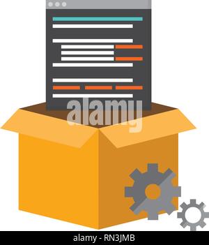 Développement application mobile Illustration de Vecteur