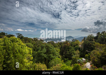 Les Habitats à Bendera Hill, l'île de Penang Banque D'Images