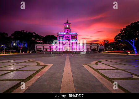 Muar ou Bandar Maharani est une ville historique et la capitale de district de Muar, Johor, Malaisie. Banque D'Images