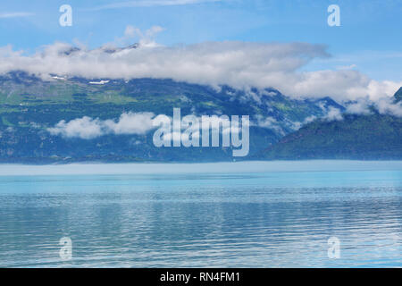 Paysages d'été inhabituelle de l'Alaska, United States. Banque D'Images