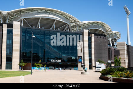 31 décembre 2018, Adelaide South Australia Adelaide Oval : terrain de sport stadium vue avant sur le côté est de signer en Australie Adelaide SA Banque D'Images