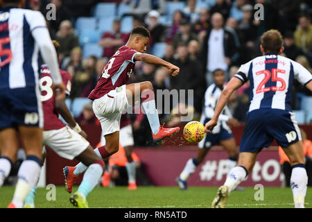 16 février 2019, l'établissement Villa Park, Birmingham, Angleterre ; Sky Bet Championnat, Aston Villa vs West Bromwich Albion : Jacob Ramsey (41) de Aston Villa Crédit : Jon Hobley/News Images images Ligue de football anglais sont soumis à licence DataCo Banque D'Images