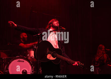 Toronto, Canada. 16 Février, 2019. Lord Huron perfoms à la Banque Scotia, Toronto Crédit : Bobby Singh/Alamy Live News Banque D'Images