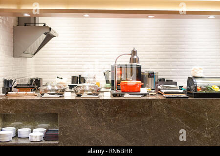 Singapour - CIRCA SEPTEMBRE 2016 : l'intérieur de la Plaza Premium Lounge à l'aéroport de Singapour Changi. L'aéroport de Changi est le principal aéroport civil pour Si Banque D'Images