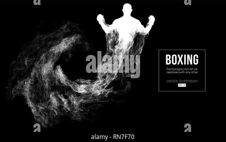 Résumé d'ossature d'un boxeur, MMA, ufc fighter Illustration de Vecteur