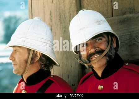 CAINE,CONNERY, L'HOMME QUI SERAIT ROI, 1975 Banque D'Images