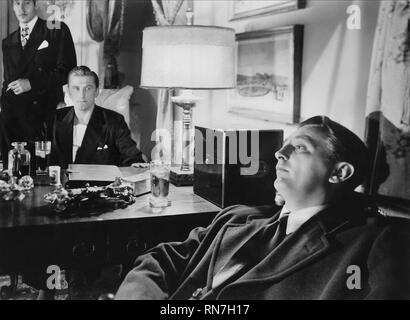 VALENTINE,DOUGLAS,MITCHUM, SUR LE PASSÉ, 1947 Banque D'Images