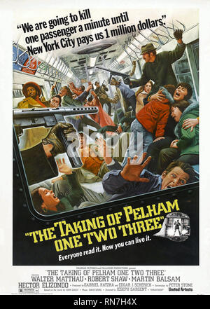 Affiche de film, LA PRISE DE PELHAM UN DEUX TROIS, 1974 Banque D'Images