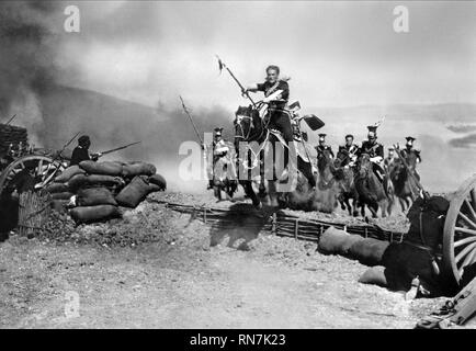 ERROL FLYNN, LA CHARGE DE LA BRIGADE LÉGÈRE, 1936 Banque D'Images