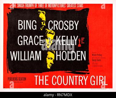 CROSBY,KELLY,AFFICHE, LA COUNTRY GIRL, 1954 Banque D'Images