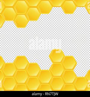 D'abeilles sur fond transparent. Vector Illustration Illustration de Vecteur