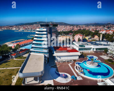 Vodice et Olympia sky hotel Banque D'Images