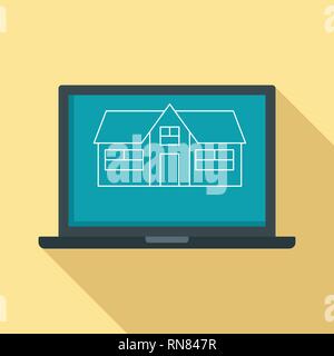 L'icône ordinateur portable Business Architect. Illustration de télévision portable business architect icône vecteur pour la conception web Illustration de Vecteur