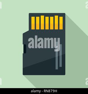L'icône de la carte sd de l'appareil photo. Télévision illustration de carte SD de l'appareil photo l'icône vecteur pour la conception web Illustration de Vecteur