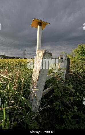 Stile dans une tempête Banque D'Images