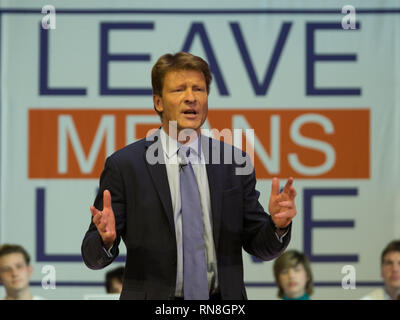 Quitter signifie laisser organiser une campagne Let's Go rassemblement à l'OMC Les méthodistes Central Hall comprend : Richard Tice Où : London, Royaume-Uni Quand : 17 Jan 2019 Credit : Wheatley/WENN Banque D'Images