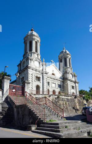 La Cathédrale de St Jean, St John's Street, St John's, Antigua, Antigua et Barbuda, Lesser Antilles, Caribbean Banque D'Images