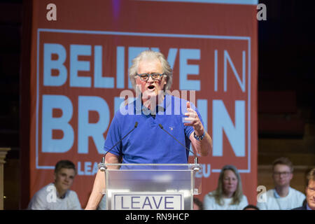 Quitter signifie laisser organiser une campagne Let's Go rassemblement à l'OMC Les méthodistes Central Hall avec : Tim Martin Où : London, Royaume-Uni Quand : 17 Jan 2019 Credit : Wheatley/WENN Banque D'Images