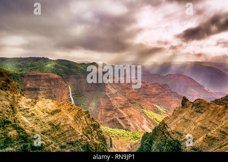 Waimea Canyon Banque D'Images