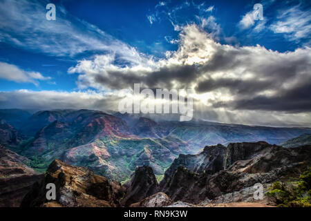 Waimea Canyon Banque D'Images