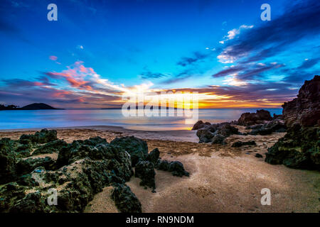 Maui Sunset Banque D'Images