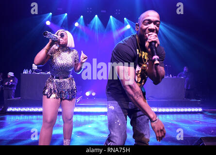 San Francisco, USA. Feb 17, 2019. SAN FRANCISCO, CALIFORNIE - Le 17 février : JA RULE et ASHANTI effectuer au Warfield Theatre le 17 février 2019 à San Francisco, Californie. Credit : Imagespace/Alamy Live News Banque D'Images