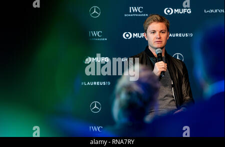 Monaco, Monaco. Feb 18, 2019. Nico Rosberg lors d'une conférence de presse. GES/Général/Sports Laureus World Sports Awards 2019, 18.02.2019 Sports : Laureus World Sports Awards 2019, le 18 février 2019 | Conditions de crédit dans le monde entier : dpa/Alamy Live News Banque D'Images