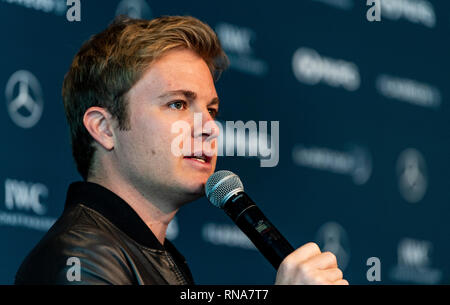 Monaco, Monaco. Feb 18, 2019. Nico Rosberg lors d'une conférence de presse. GES/Général/Sports Laureus World Sports Awards 2019, 18.02.2019 Sports : Laureus World Sports Awards 2019, le 18 février 2019 | Conditions de crédit dans le monde entier : dpa/Alamy Live News Banque D'Images