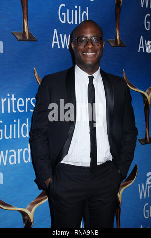 Los Angeles, USA. Feb 17, 2019. Barry Jenkins 02/17/2019 Writers Guild Awards 2019 qui a eu lieu au Beverly Hilton à Beverly Hills, CA Photo : Cronos/Hollywood News Crédit : Cronos/Alamy Live News Banque D'Images
