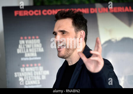 Rome, Italie. Feb 18, 2019. Rome, Photocall du film La maison de Jack sur la photo : Matt Dillon : Crédit Photo Agency indépendante/Alamy Live News Banque D'Images