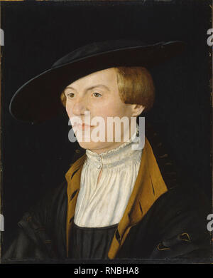 Artiste allemand anonyme actif dans Augsbourg ( ?) ca. 1525 -30 (actif à Augsbourg ( ?) ca. 1525 -30). Portrait d'un jeune homme (ca. 1525 - 1530). Huile sur panneau. 32 x 26 cm. Musée : Musée national Musée Thyssen-Bornemisza, Madrid. Auteur : anonyme artiste allemande active dans Augsbourg ( ?) ca. 1525-30. Banque D'Images