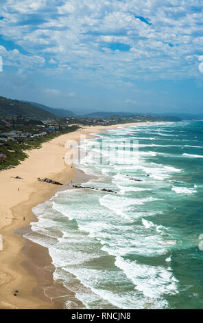 Plage sauvage à la Route des Jardins, Afrique du Sud Banque D'Images