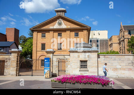 Hyde Park barracks dans le centre-ville de Sydney, Nouvelle Galles du Sud, Australie Banque D'Images