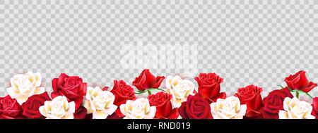 Maison de vacances fond vecteur. Happy valentines day Greeting card avec des roses et ruban. Vector illustration. Illustration de Vecteur