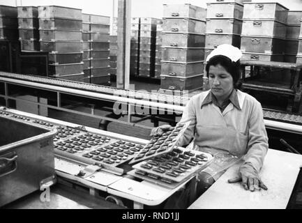 Une usine de chocolat du groupe Coop le 9 juillet 1974 à Dortmund. Dans le monde d'utilisation | Banque D'Images