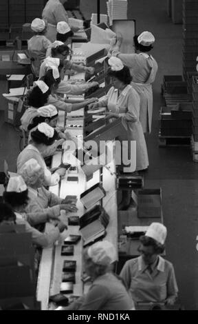 Une usine de chocolat du groupe Coop le 9 juillet 1974 à Dortmund. Dans le monde d'utilisation | Banque D'Images