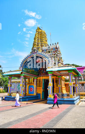 Muthumariamman Sri Temple, Temple Hindou, Matale, Sri Lanka Banque D'Images