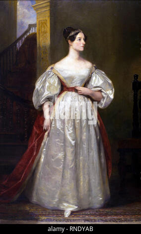 ADA Lovelace (1815-1852), portrait peint par Margaret Sarah Carpenter, 1836 Banque D'Images