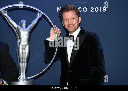 Monaco, Monaco. Feb 18, 2019. Michiel Pieter-Christiaan Prince d'Orange-Nassau. GES/Général/Sports Laureus World Sports Awards 2019, 18.02.2019 Sports : Laureus World Sports Awards 2019, le 18 février 2019 | Conditions de crédit dans le monde entier : dpa photo alliance/Alamy Live News Banque D'Images