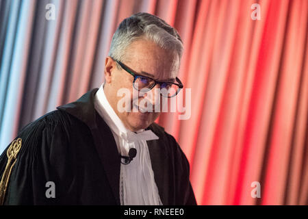 Foto Valerio Portelli/LaPresse 19-02-2019 Roma, Italia Maligna arte di inaugurazione dell'Anno Giudiziario del TRE Politica Nella Foto : Carmine Volpe Presidente TAR Lazio Valerio Photo Portelli/LaPresse 19 février 2019 Rome, Italie la cérémonie d'ouverture de l'année judiciaire de goudron de la politique à la pic : Carmine Volpe Président de TAR Latium Banque D'Images