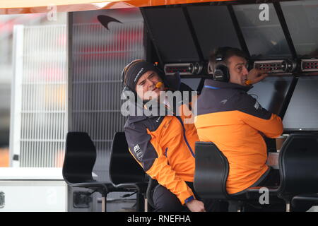 Barcelone, Espagne. Feb 18, 2019. Premier Essais d'hiver 2019 ; Barcellona ; MontmelÃ² ; Le Circuit de Catalunya, 18 au 21 février 2019 : Crédit Photo indépendant Srl/Alamy Live News Banque D'Images