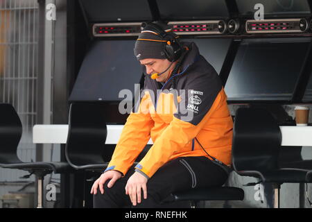 Barcelone, Espagne. Feb 18, 2019. Premier Essais d'hiver 2019 ; Barcellona ; MontmelÃ² ; Le Circuit de Catalunya, 18 au 21 février 2019 : Crédit Photo indépendant Srl/Alamy Live News Banque D'Images